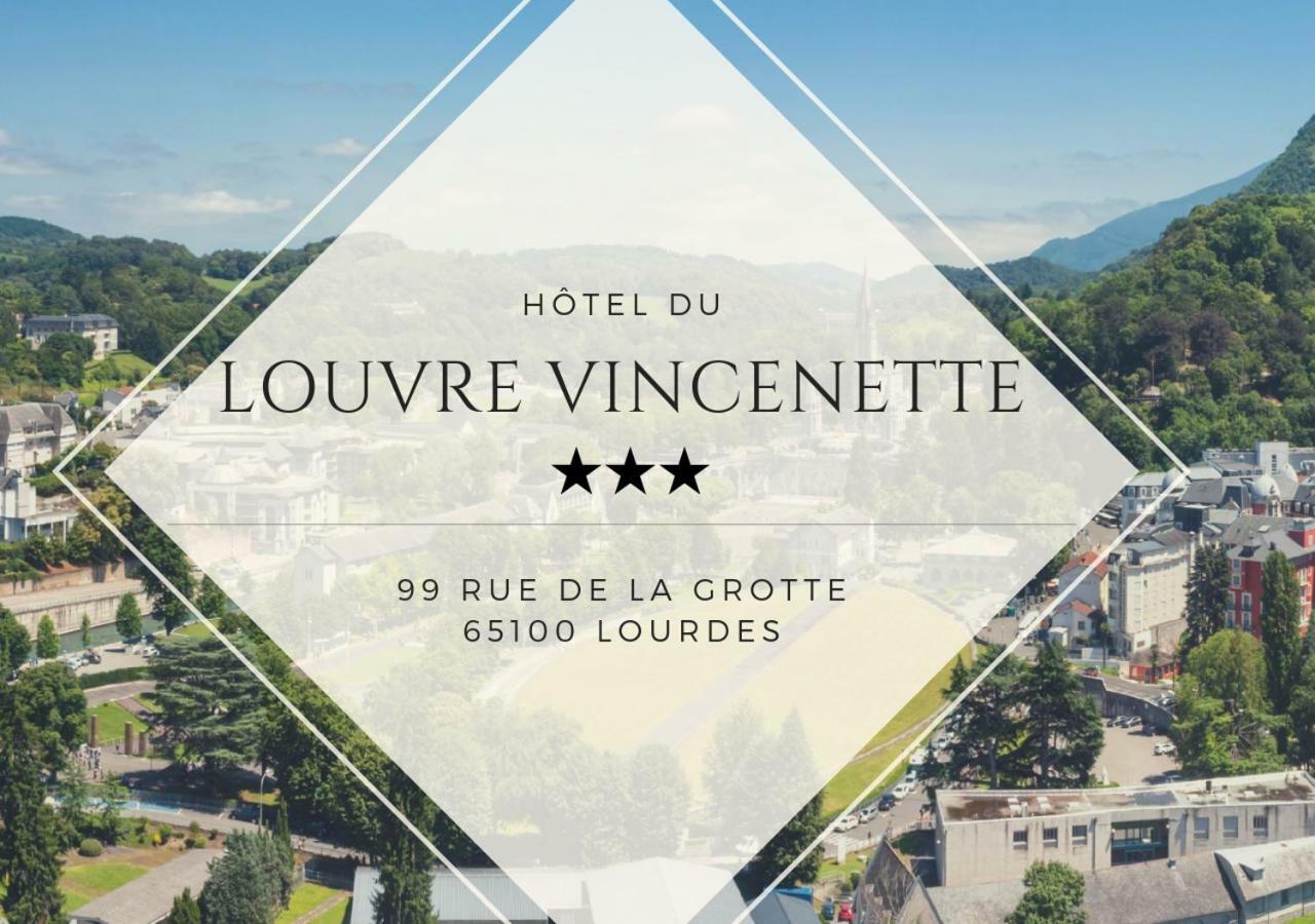 Hotel Louvre Vincenette ルルド エクステリア 写真